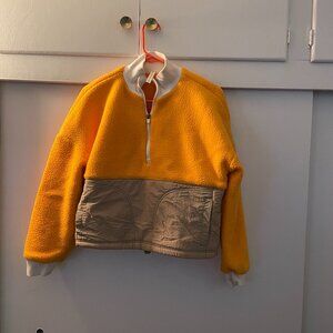 Cropped Fleece Quarter Zip